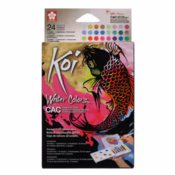 Sakura Koi Water Colors Sketch Box 24 Creative Art Colors, Multi, 24 pc(s)