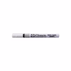 Sakura Pen-touch, White, Black, White, 1 colours, Fine, Glass, Paper, Plastic, Porcelain, Wood, Boy/Girl