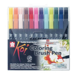 Talens XBR12A marker 12 pc(s) Brush tip Multicolour