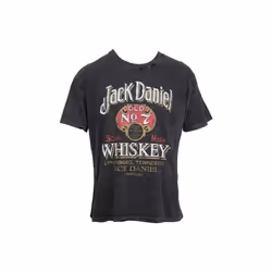 Jack Daniels 866748-small Jack Daniels Sour Mash Vintage Poster Mens T-Shirt, Black - Small