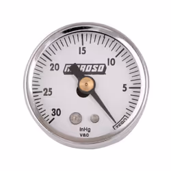 Moroso 89610 1.5"""" Diameter Vacuum Gauge