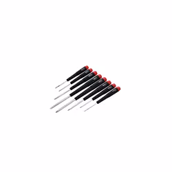 Wiha 26199 Slotted and Phillips Screwdriver Set in Rugged Canvas Pouch, 8 Piece