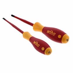 Wiha 32189 Insulated Screwdrivers Slim No.2 and 4.5  2-Piece Set