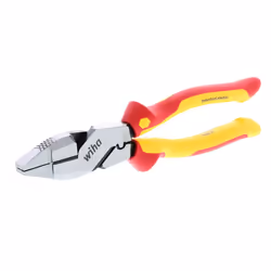 Wiha 32948 Insulated Industrial NE Style Linemans Pliers with Crimpers 95