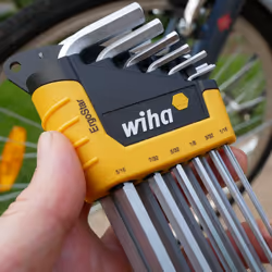 Wiha 66991 MagicRing Ball End Hex Key Set, Long Inch, In Holder, 13 Piece