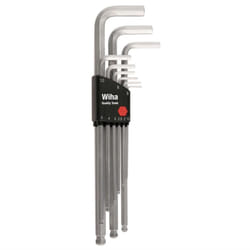 Wiha Ball End Metric Hex L-Key Set 9 Piece Set