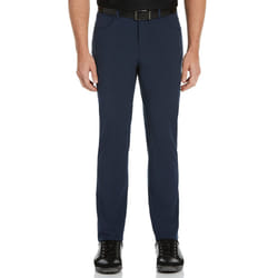 PGA TOUR Men's Flat Front Comfort Stretch 5 Pocket Golf Pant  Deep Nav