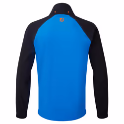 FootJoy Mens 2024 HydroTour Waterproof Dryseal 4 Way Stretch Golf Jacket - S, Sapphire/Black/Orange