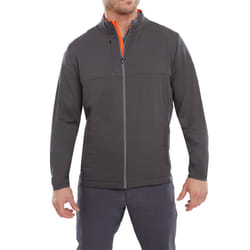 FootJoy Mens 2024 Hybrid Windproof Water Repellent Thermal Golf Jacket - XXL, Charcoal