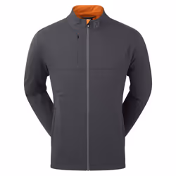 FootJoy Mens 2024 Hybrid Windproof Water Repellent Thermal Golf Jacket - XXL, Charcoal