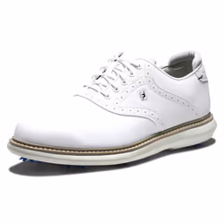 FootJoy Men's Traditions Golf Shoe  White/White  7.5