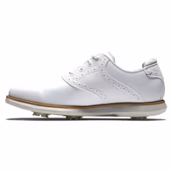 FootJoy Women's Traditions Golf Shoe  White/White  9