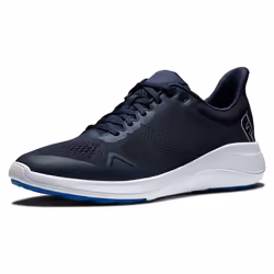 FootJoy Men's FJ Flex Golf Shoe Navy/White/Blue 9