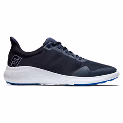 FootJoy Men's FJ Flex Golf Shoe  Navy/White/Blue  9
