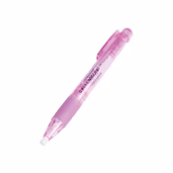 Tombow 57337 MONO Knock Eraser  Pink. Easy to Use Pen-Style Eraser with Rubber Grip