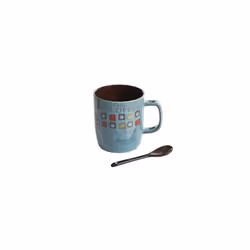 Mr. Coffee Caf? Americano Mug and Spoon Set  Caf? Americano  8-Piece Mug and Spoon Set (13oz)