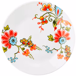 Gibson Home Doraville Round Dinnerware Set  Service for 4 16 Piece  WhiteSpecks