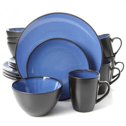 Gibson 109536.16R tableware set 1 pc(s) Black, Blue