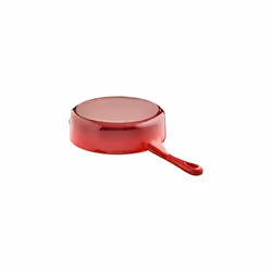 Crock Pot Artisan 3.5 Quart Enameled Cast Iron Deep Saut? Pan  Scarlet