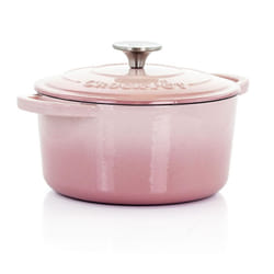 Crock-Pot Artisan Round Enameled Cast Iron Dutch Oven  3-Quart  Blush Pink