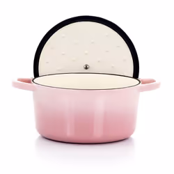Crock-Pot Artisan Round Enameled Cast Iron Dutch Oven  3-Quart  Blush Pink