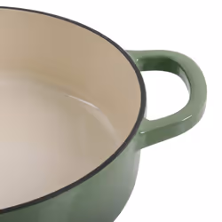 Crock Pot Artisan Enameled Cast Iron Braiser W/Lid  5-Quart  Pistachio