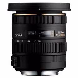 Sigma 10-20mm f/3.5 EX DC HSM, Ultra-wide lens, 13/10, Canon EF