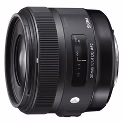 Sigma 30mm F1.4 DC HSM | A SLR Standard lens Black
