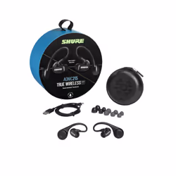 Shure AONIC 215 True Wireless Sound Isolating Earphones - Black, Bluetooth