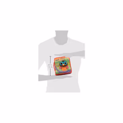 Lamaze Peek-A-Boo Forest Soft Baby Book - Clip-On Cloth Book - Washable Crinkling Fabric Pages for Sensory Play - Teething and Learning Toys for Babie