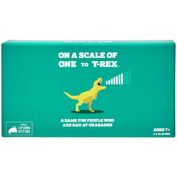 On a Scale of One to T-Rex by Exploding Kittens: A Card Game for People Who Are Bad at Charades - Family - Card Games for Adults  Teens & Kids