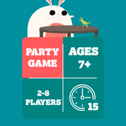 On a Scale of One to T-Rex by Exploding Kittens: A Card Game for People Who Are Bad at Charades - Family - Card Games for Adults  Teens & Kids
