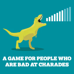 On a Scale of One to T-Rex by Exploding Kittens: A Card Game for People Who Are Bad at Charades - Family - Card Games for Adults  Teens & Kids