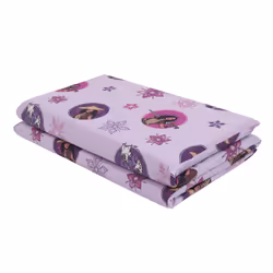 Disney Raya & The Last Dragon Mythic Pop with Ongis Lavender  Purple  & Magenta Flowers Preschool Nap Pad Sheet  Lavender  Purple  Magenta