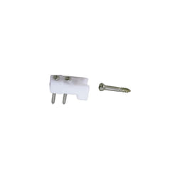 Perko Door Catches - White Nylon/Stainless - Pair