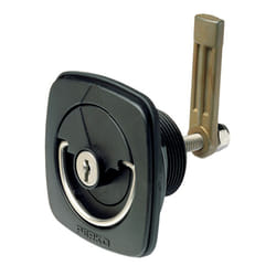 Perko 1081DP3BLK Flush-Mount Locking Latch for 3/8 to 7/8 Thick Smooth/Carpeted Surface  Fits 2-3/8 Hole - 1-1/16 to 2-9/16 Cam Bar  Black