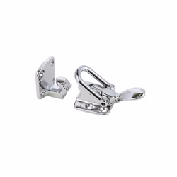 Perko 1113DP0CHR Chrome-Plated Right Angle Mounting Hold-Down Clamp - 2.5"" x 1.5""