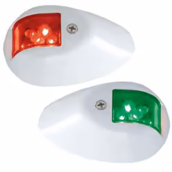 Perko LED Side Lights 12V REDGreen WWhite HOUSING