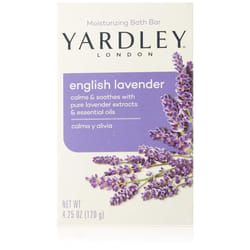 Yardley London Moisturizing Bar English Lavender with Essential Oils 4.25 oz (Pack of 8)
