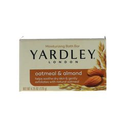 Yardley London Oatmeal and Almond Naturally Moisturizing Bath Bar  4.0 oz. (Pack of 8)