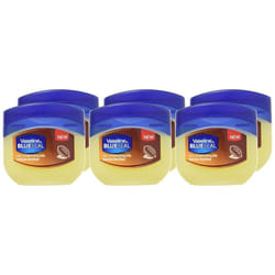 Vaseline Rich Conditioning Petroleum Jelly  Cocoa Butter  Travel Size 1.7 Oz/50 ML (Pack of 6)