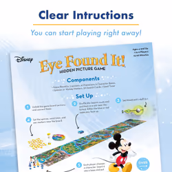 Ravensburger World of Disney Eye Found It Board Game - Engaging Fun for Kids and Adults | Suitable for Ages 4 and Up | Promotes Critical Thinking Skil