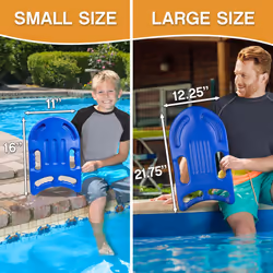 Poolmaster Kickboard Swim Trainer and Swim Aid   Blue Large