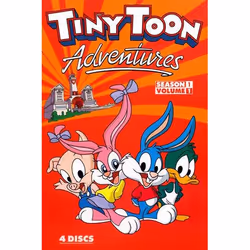 Warner Home Video Tiny Toon Adventures: Season 1, Vol. 1, DVD, Animated film/cartoon, DVD, English, 2D, 4 discs, Animation