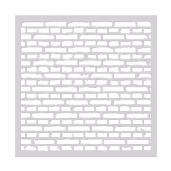 Hero Arts SA203 Stencil  Brick Wall 6x6