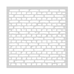 Hero Arts SA203 Stencil  Brick Wall 6x6