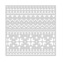 Hero Arts SA205 Stencil  Sweater Pattern 6x6