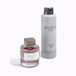 GUESS 1981 Men/Homme Eau de Toilette 3 Piece Gift Set - Cologne Spray 3.4 Fl. Oz.  Deodorizing Body Spray 6.0 Oz.  & Shower Gel 6.7 Fl. Oz.