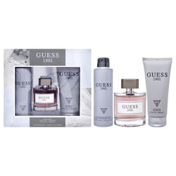 Guess 1981 by Guess for Men - 3 Pc Gift Set 3.4oz EDT Spray  6oz Deodorant Body Spray  6.7oz Shower Gel