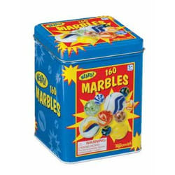 Toysmith Marbles in a Tin Box